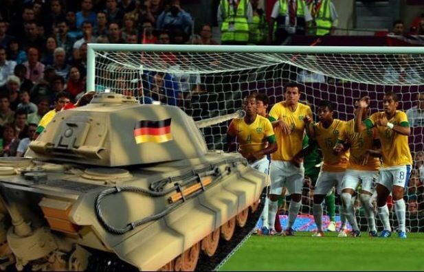 Niemiecki czołg zmasakrował Brazylię. Internet śmieje się z Canarinhos (MEMY)