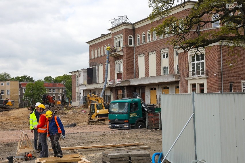 Przebudowa Teatru Polskiego w Szczecinie. Jak idą prace? Sprawdzamy. Zobacz zdjęcia