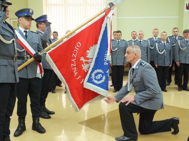 Młodszy inspektor Sławomir Sędybył został szefem starachowickich policjantów.