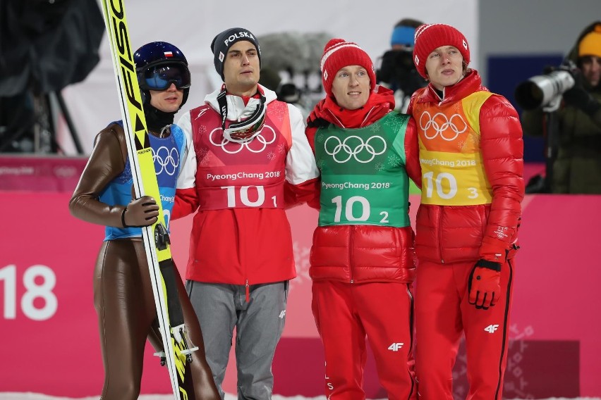 Kamil Stoch, Dawid Kubacki, Stefan Hula i Maciej Kot zajęli...