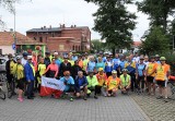 Powiat inowrocławski. Turyści rowerowi z Kruszwicy i Inowrocławia na obchodach 15-lecia Klubu Turystów Rowerowych "Torpedo" z Solca Kuj.