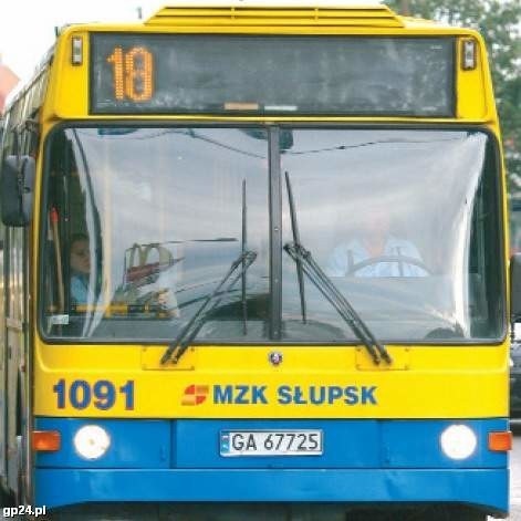 Autobus słupskiego MZK.