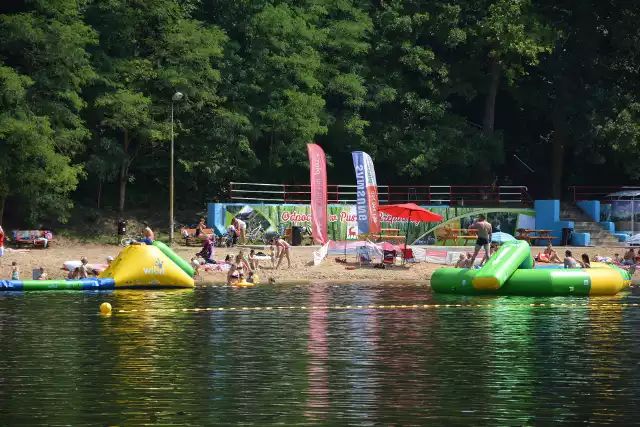 W zeszłym roku gmina Rzepin stworzyła na plaży nad Jeziorem Długim wodny plac zabaw, łącznie z trampoliną. Atrakcje cieszyły się wielką popularnością