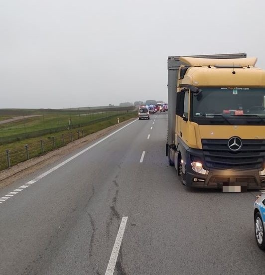Janówka: Wypadek na DK 8. Na trasie Suwałki - Augustów samochód ciężarowy zderzył się z osobówką