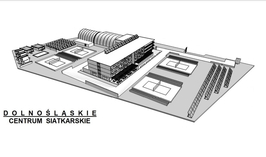Dolnośląskie Centrum Siatkówki w Miliczu - jest pomysł, czy będą pieniądze? (WIZUALIZACJE)