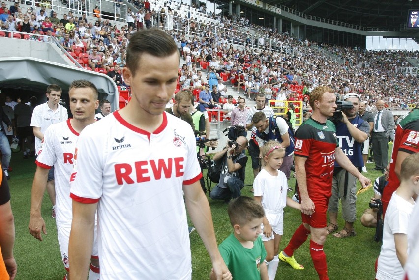 Mecz GKS Tychy - FC Koeln na otwarcie stadionu w Tychach