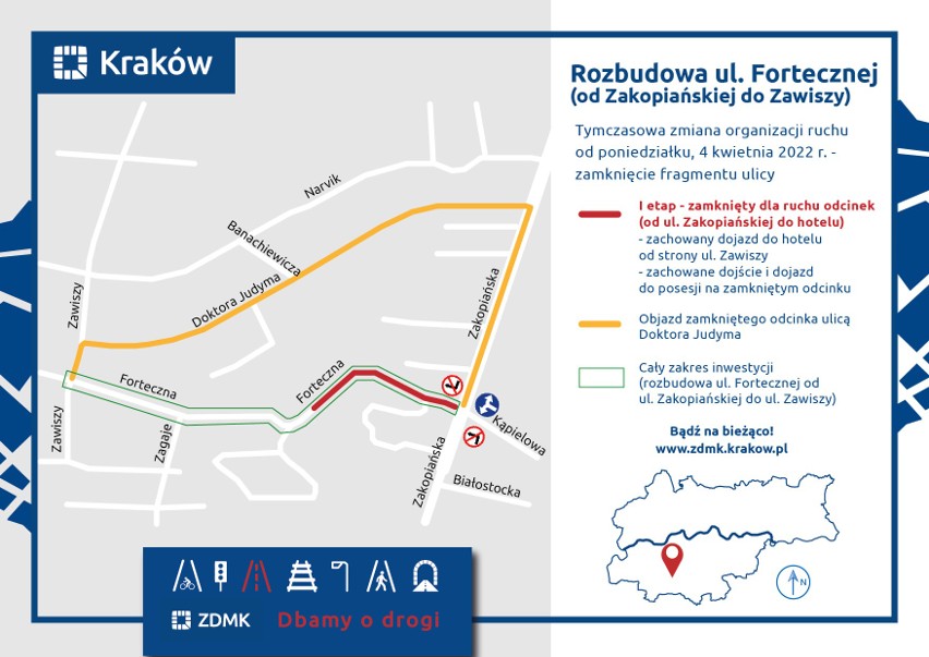 Kraków. Remont ulicy wbrew woli mieszkańców? Urzędnicy tłumaczą