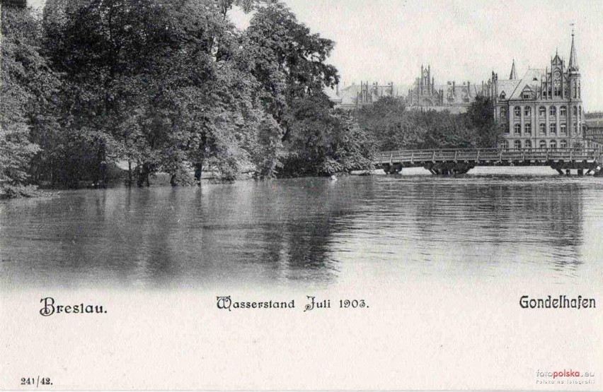 Ostrów Tumski, ul. św. Józefa - lipiec 1903 r.