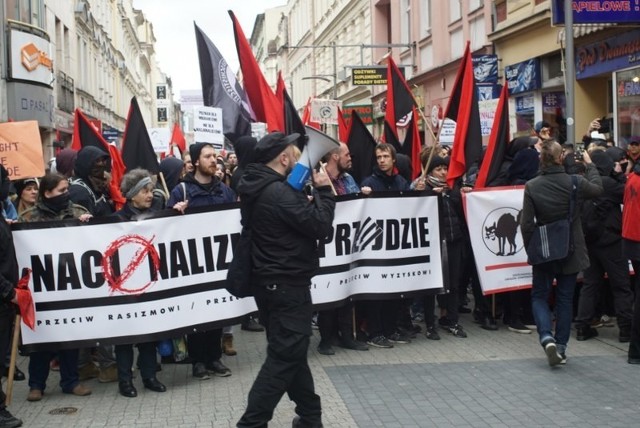 Nacjonalizm nie przejdzie - demonstracja w Poznaniu