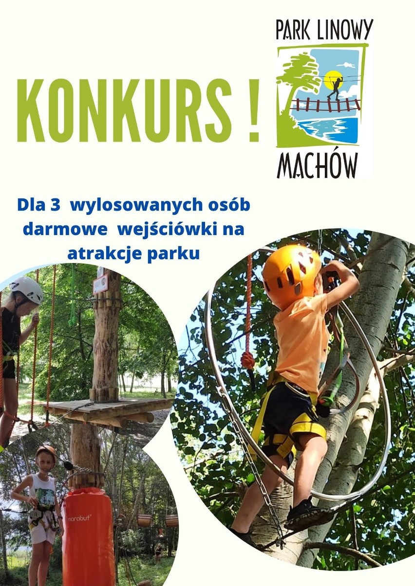 Park linowy "Machów" w Tarnobrzegu zaprasza na majowe otwarcie sezonu. Zobacz atrakcję nad Jeziorem Tarnobrzeskim