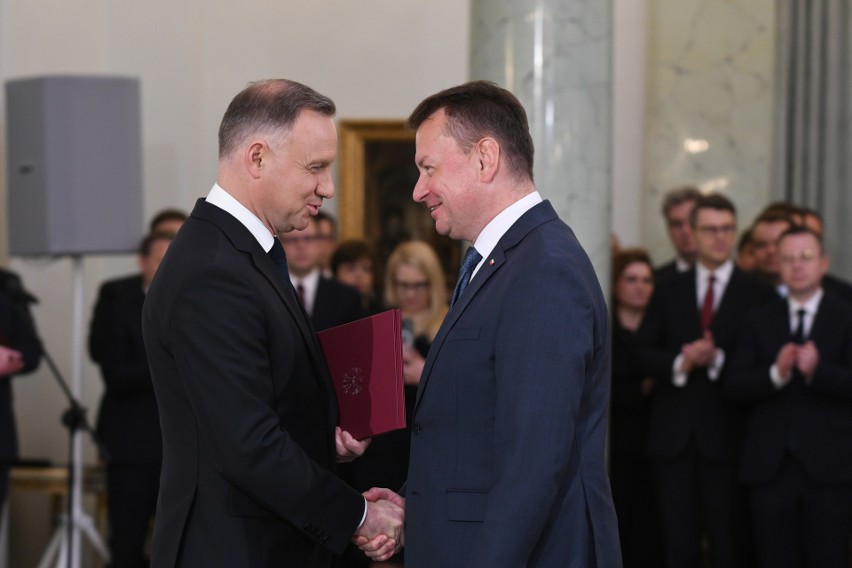 Mariusz Błaszczak został powołany w skład Rady Ministrów na...