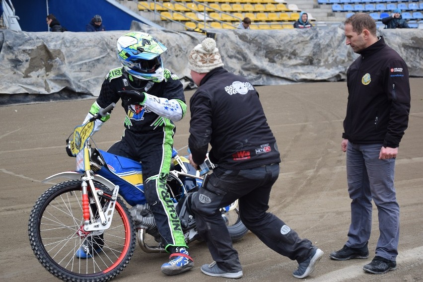 Trening Kami Nowackiego w barwach Stali Gorzów