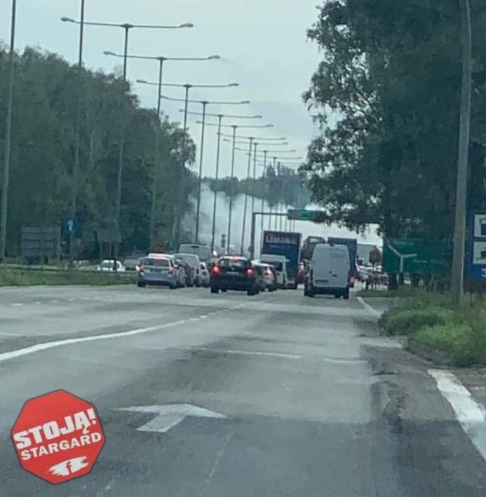Zderzenie aut w Płoni