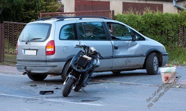 Do zdarzenia doszło na skrzyżowaniu ul. Hamernickiej z ul. Czwartek.