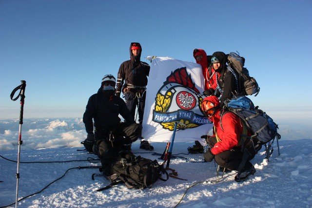 Słupscy strażacy zdobyli Mont Blanc 21 sierpnia 2014 roku o godz. 7. Weszli tam tak wcześnie, aby zdążyć zejść przed nocą.