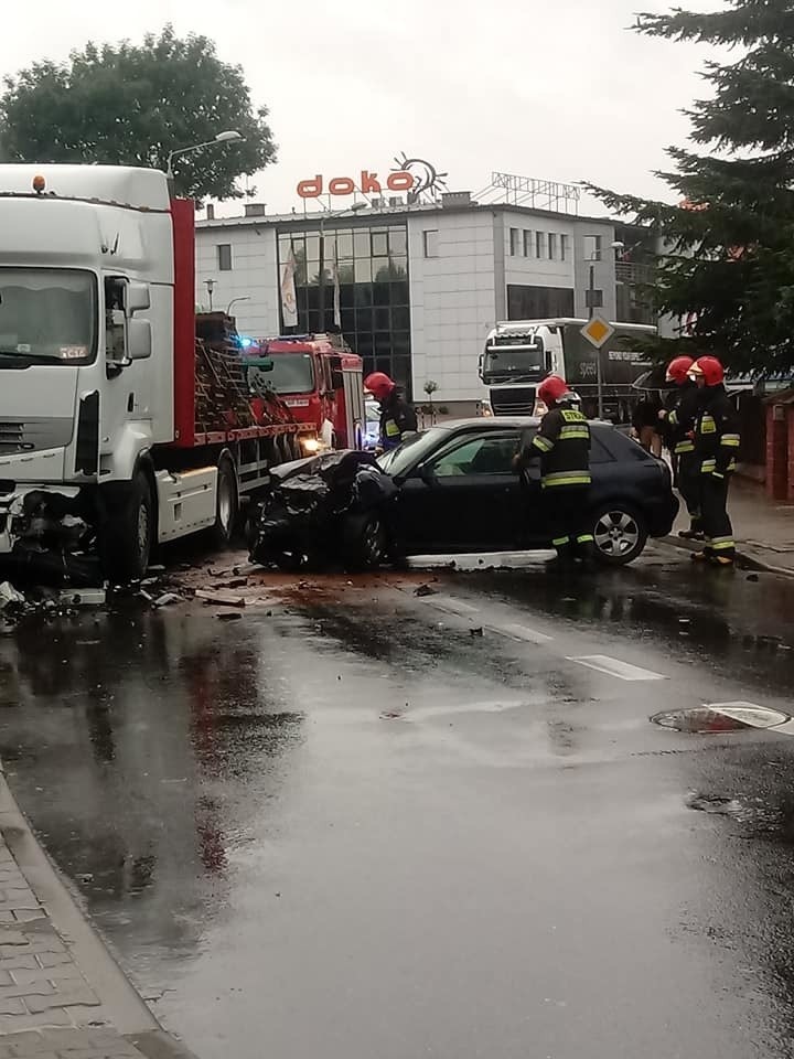 Wczoraj (9.07) na ulicy Lidzbarskiej w Brodnicy auto osobowe...