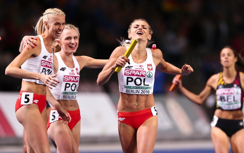 Polska sztafeta 4 x 400 m kobiet rok temu zdobyła brązowy...