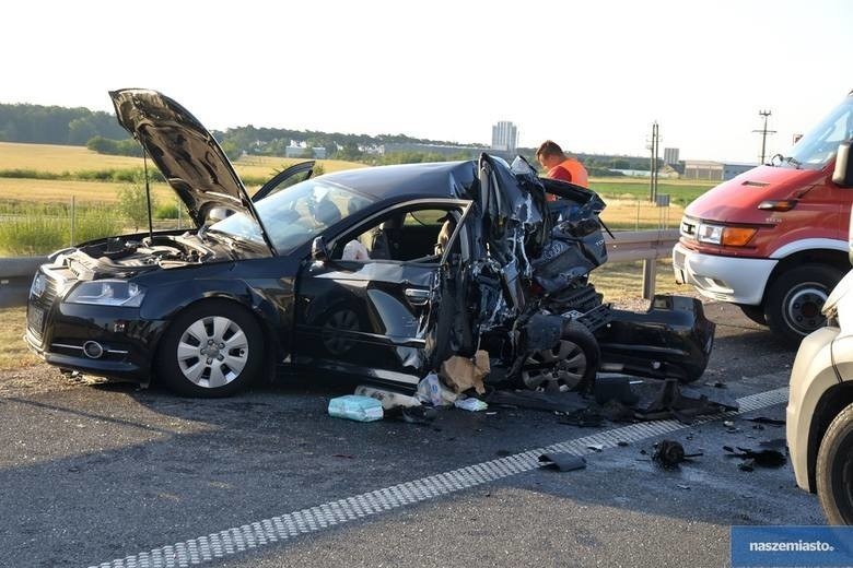 Wypadek na autostradzie A1 pod Włocławkiem