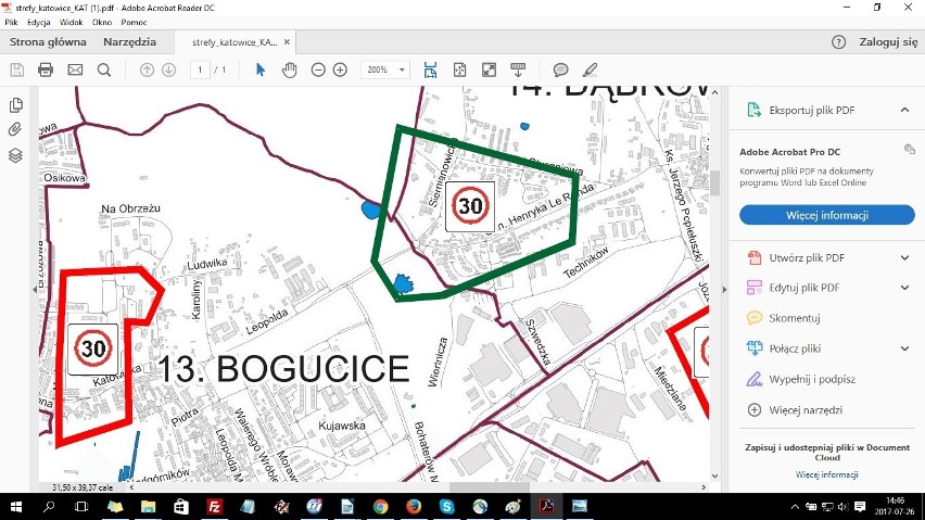 Strefa 30 w Katowicach zostanie poszerzona o nowe ulice