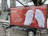 Mieszkańcy Aleksandrowa Kujawskiego sprawdzą czym oddychają. Wyjątkowa instalacja na Placu. Zdjęcia