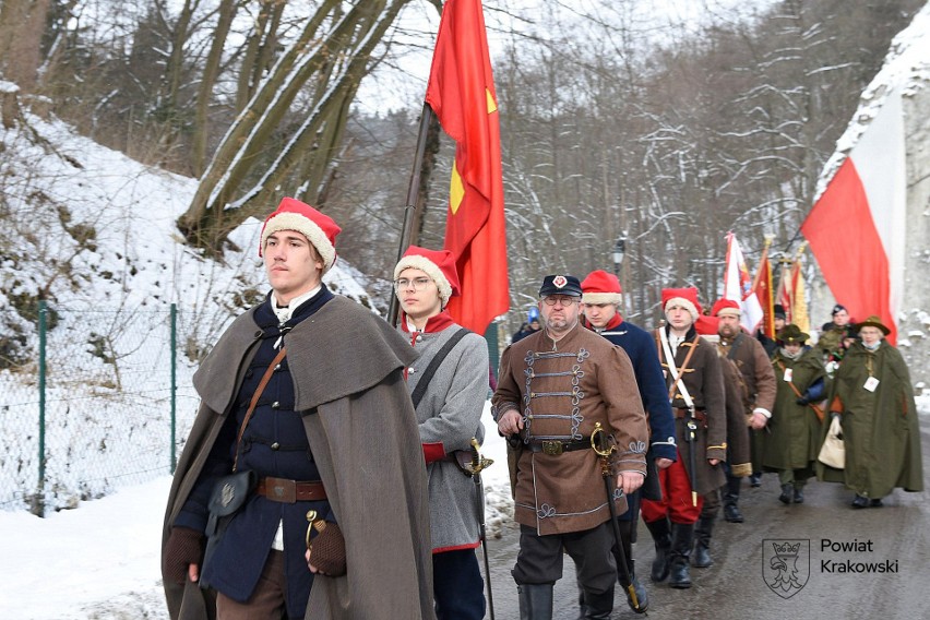 Ojców. Obchody 159. rocznicy Powstania Styczniowego...