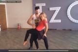 Kaczorowska i Maślak trenują sambę do "Dancing With The Stars" [WIDEO]
