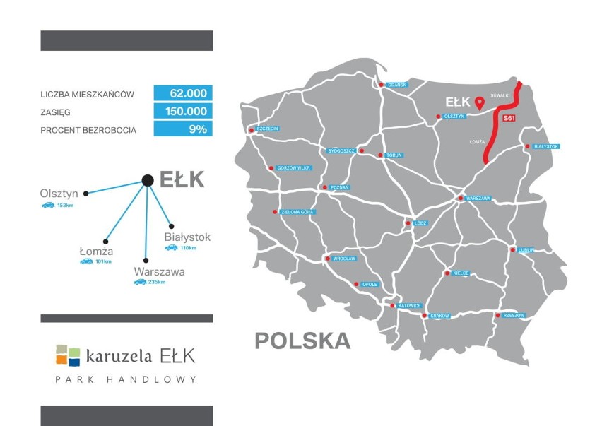 Powierzchnia handlowa kompleksu wyniesie 21 tysięcy metrów...