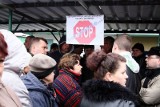 Protest handlowców w Grudziądzu