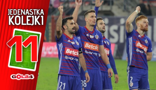 PKO Ekstraklasa. To była kolejka obfitująca w gole i niespodzianki. W każdym z meczów obejrzeliśmy przynajmniej po dwie bramki, a średnia wyniosła 3,25. Błysnął Lech Poznań, błysnęła Wisła Płock, przełamał się (pierwszy raz od lipca!) ŁKS Łódź. Zobaczcie, jak przedstawia się jedenastka wyróżnionych zawodników za tę serię gier.