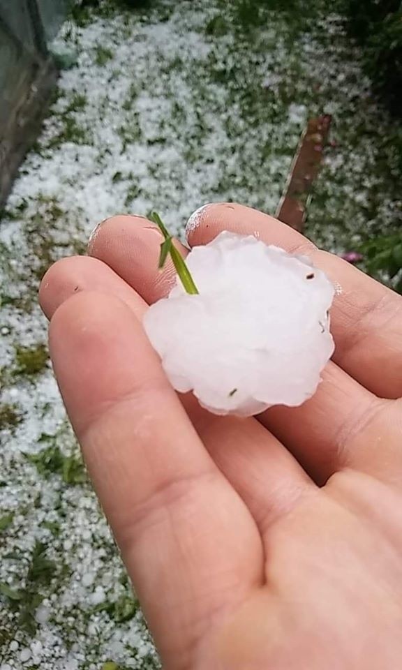 Gradobicie w powiecie krakowskim.