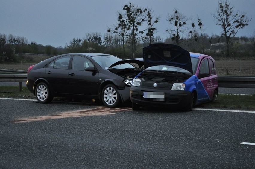 Wypadek na autostradzie A4. Pod Brzegiem zderzyły się...