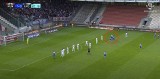 Skrót meczu Puszcza Niepołomice - Lech Poznań 2:1. Stały fragment gry w wykonaniu gospodarzy hitem internetu