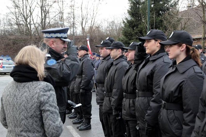 Kraków: uroczyste ślubowanie nowo przyjętych policjantów [ZDJĘCIA]