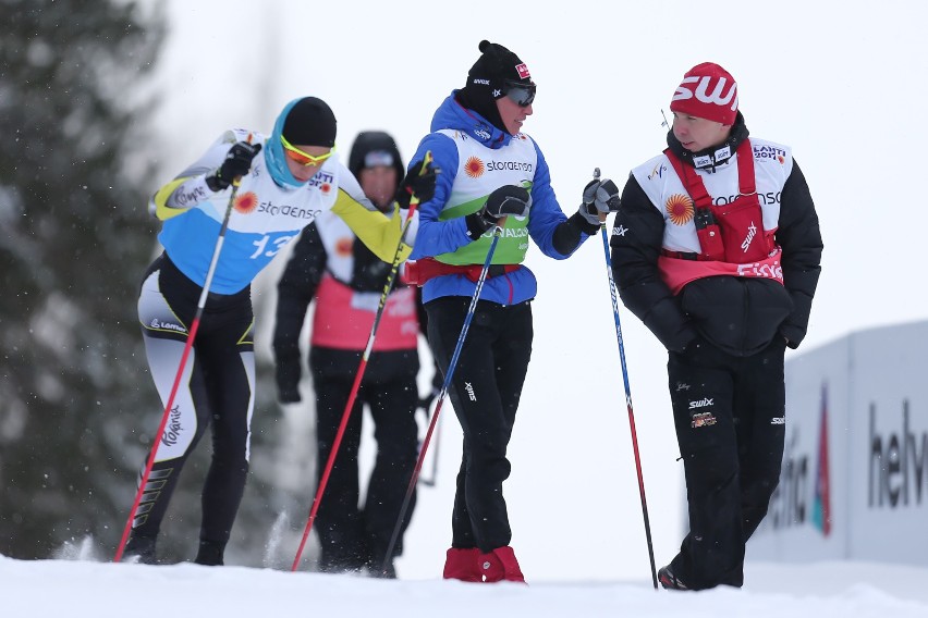 Justyna Kowalczyk i serwismen Peep Koidu