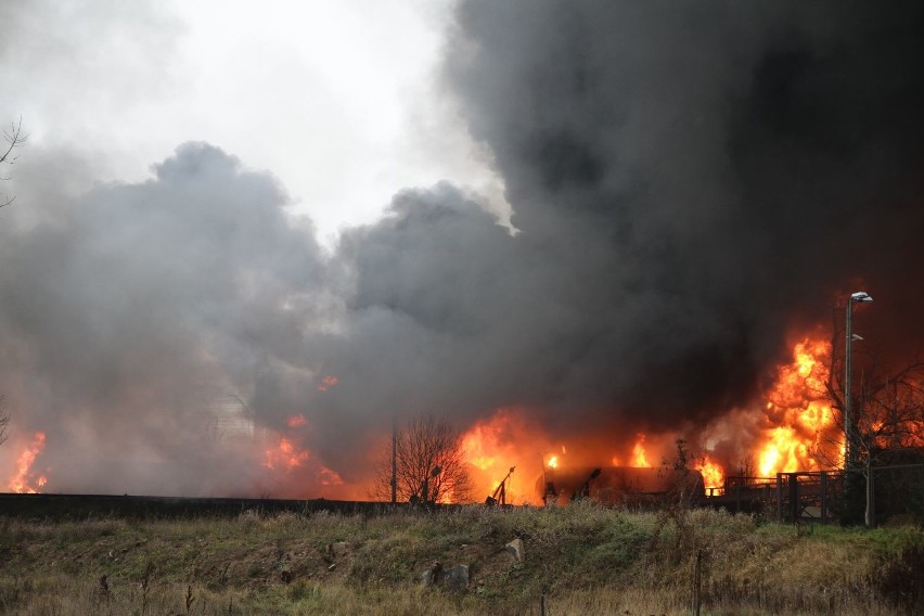 Katastrofa kolejowa w Białymstoku. Pożar cystern