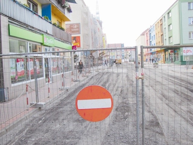 Modernizacja tej części ulicy w Nysie kosztować będzie ok. 2,4 mln zł. (fot. Klaudia Bochenek)