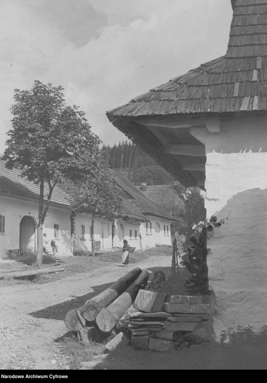 Archiwalne zdjęcia Lanckorony sprzed II wojny światowej