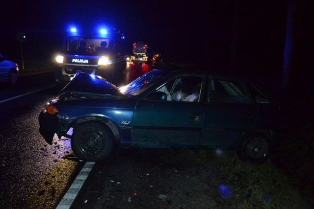 Wypadek na trasie Człuchów - Rychnowy wydarzył się 19.12.2014r.