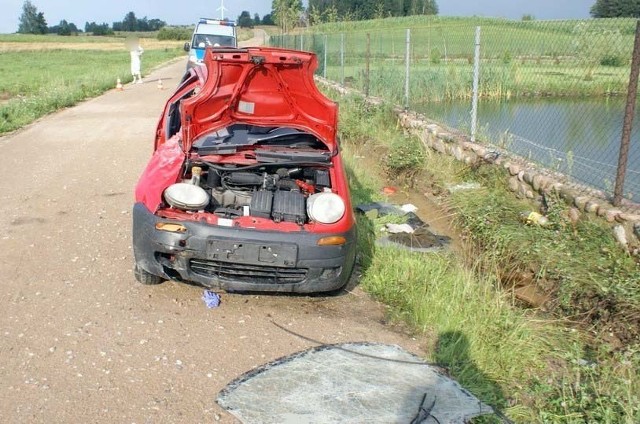 Kierowca matiza miał 1,5 promila