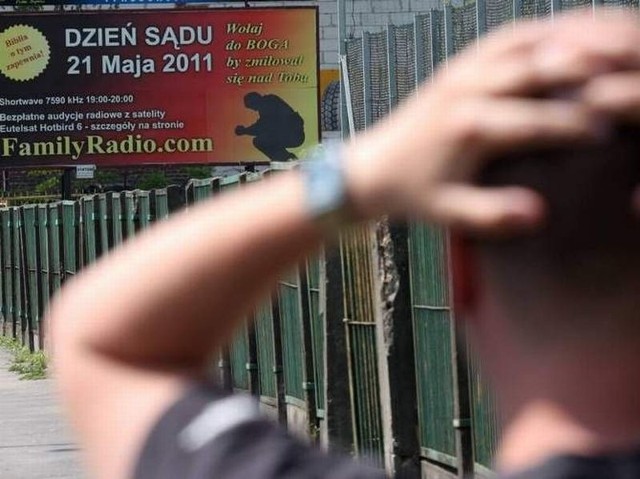 Billboardy z datą "końca świata" pojawiły się w wielu miastach, w Radomiu m.in. przy ul. Słowackiego.