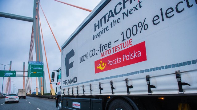 Poczta Polska testuje największą elektryczną ciężarówkę