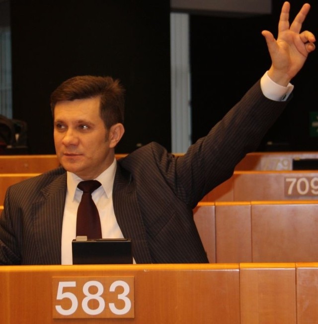 Świętokrzyski europoseł Jacek Włosowicz często zabiera głos podczas sesji plenarnych Parlamentu Europejskiego.