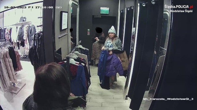 Wodzisławscy śledczy prowadzą dochodzenie w sprawie kradzieży ubrań z centrum handlowego Karuzela. Ropoznajesz tę kobietę?