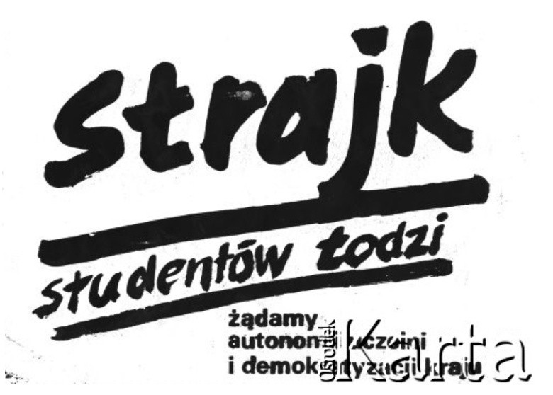29 stycznia 1981 rozpoczął się strajk studentów uczelni...
