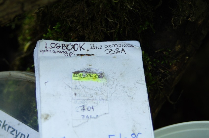 Geocaching - czyli odkryj skarb i zostaw po sobie ślad w "logbook'u"
