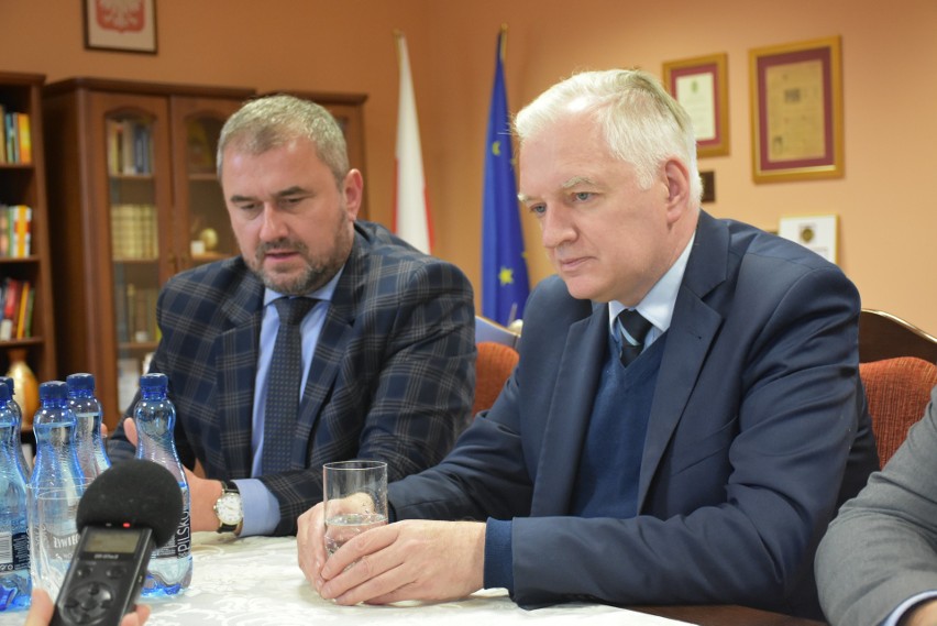 Jarosław Gowin z wizytą w Chełmie. Dyskutowano o przyszłorocznych wyborach i bezpieczeństwie energetycznym