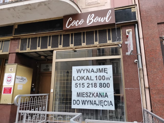 Do wynajęcia jest lokal po hawajskiej knajpce Coco Bowl. Restauracja działała przy Chełmińskiej przez trzy lata. Jej specjalnością były tzw. bowle, czyli miski pełne smakołyków.