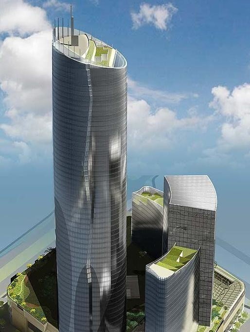 Projekt Sky Tower przygotowany pierwotnie przez Pracownię...