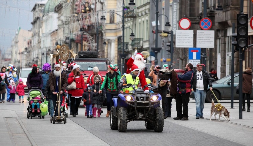 Świąteczna parada kolędnicza przeszła ulicą Piotrkowską [ZDJĘCIA+FILM]