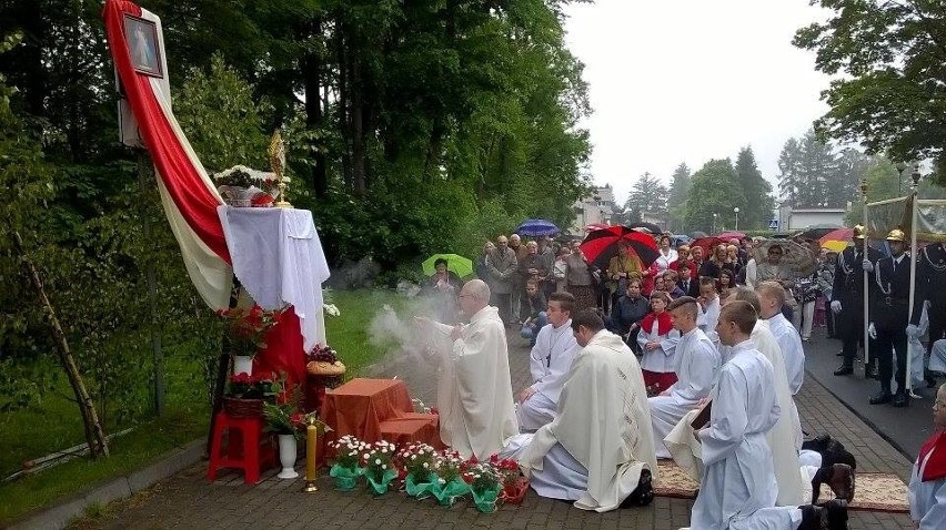 Procesja Bożego Ciała w Ustroniu